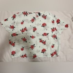Rose petal top
